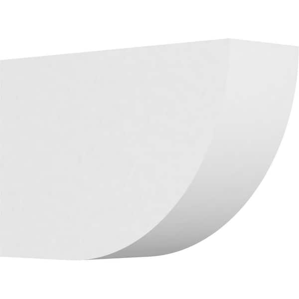 Ekena Millwork 4 in. x 8 in. x 12 in. Standard Durham Architectural Grade PVC Rafter Tail Brace