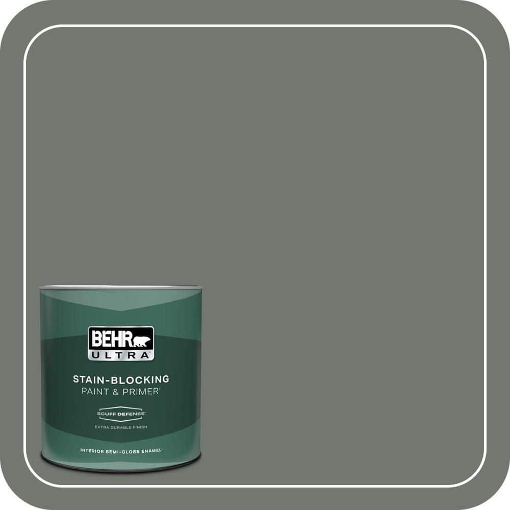 1 qt. #T17-13 In the Woods Extra Durable Semi-Gloss Enamel Interior Paint & Primer price history on PriceWatchPro