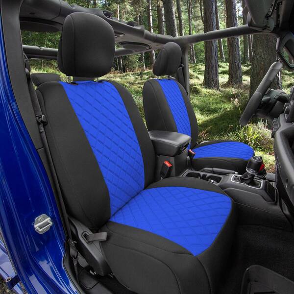 Fh Group Neoprene Waterproof 47 In X 1 23 Custom Fit Seat Covers For 2018 2021 Jeep Wrangler Jl 4dr Front Set Dmcm5006blue The Home Depot - Are Jeep Leather Seats Waterproof Fh Group Neoprene Waterproof 47 In X 1 23 Custom Fit Seat Covers For 2018 2021 Jeep Wrangler Jl 4dr Front Set Dmcm5006blue The Home Depot - Are Jeep Leather Seats Waterproof