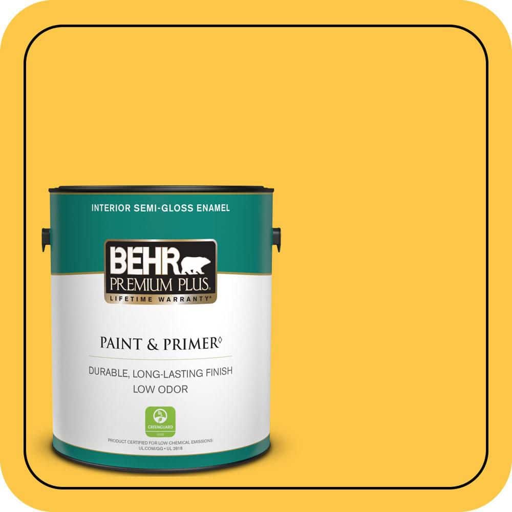 1 gal. #350B-7 Chickadee Semi-Gloss Enamel Low Odor Interior Paint & Primer price history on PriceWatchPro