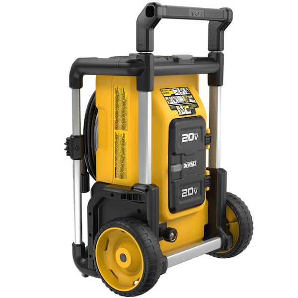 DEWALT - 20V MAX 1600 PSI 1.2 GPM Cold Water Cordless Pressure Washer Kit with (2) FLEXVOLT 12 Ah Batteries and (2) Chargers