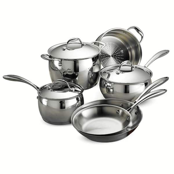 Tramontina Gourmet Domus Tri-Ply Base 9-Piece Cookware Set