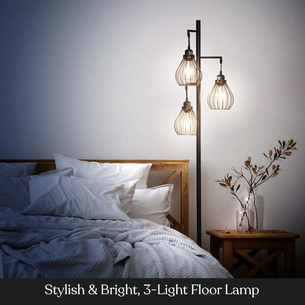 Abstract LED Floor Lamp Modern Flower Light Contemporary Shade Lighting NEW 