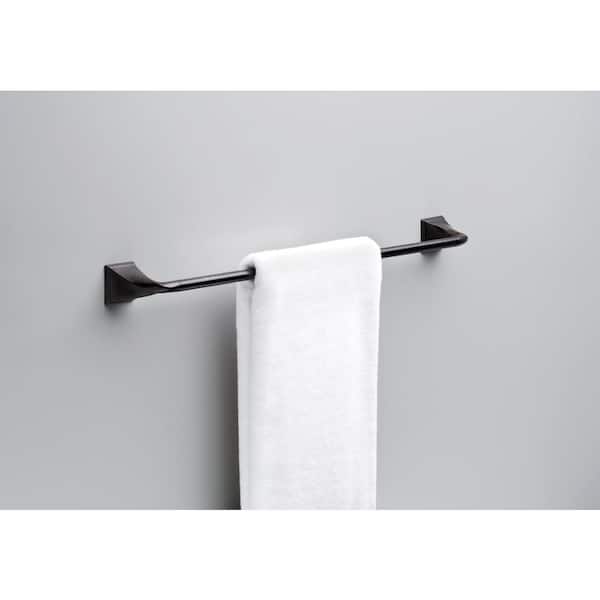 Everly 24 in. Wall Mount Towel Bar Bath Hardware Accessory in Venetian Bronze