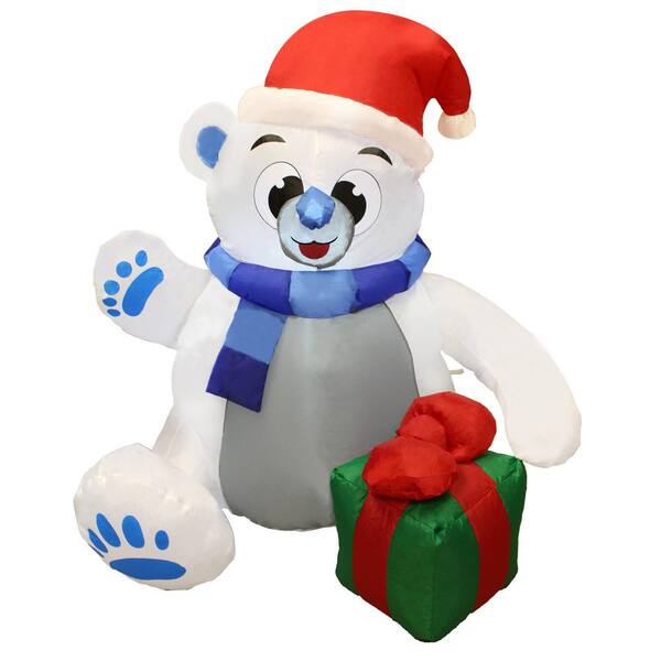 polar bear inflatable home depot