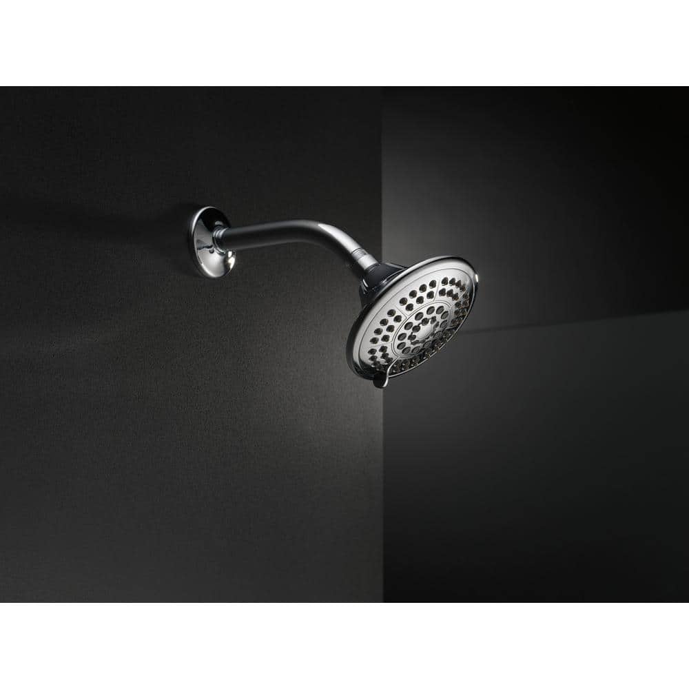Chrome Multi-Function Wall Mounted Shower Head with Pulse