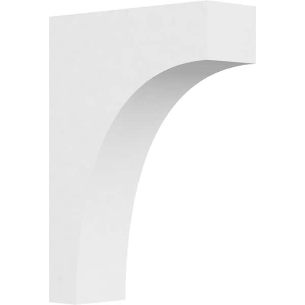Ekena Millwork 3 in. x 14 in. x 10 in. Standard Stockport Architectural Grade PVC Corbel