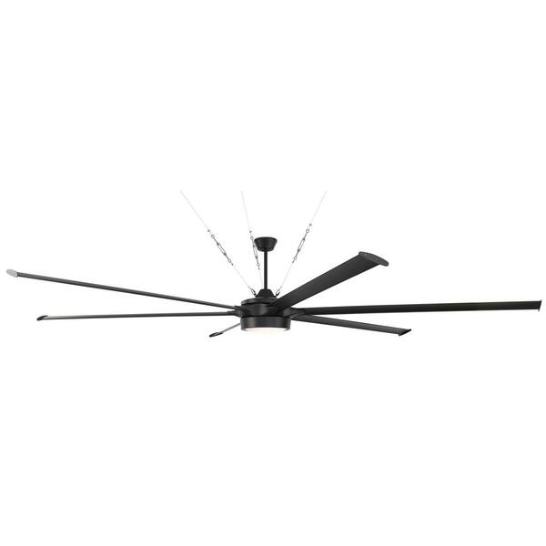 CRAFTMADE Prost 120 in. Indoor/Outdoor Flat Black Finish Ceiling