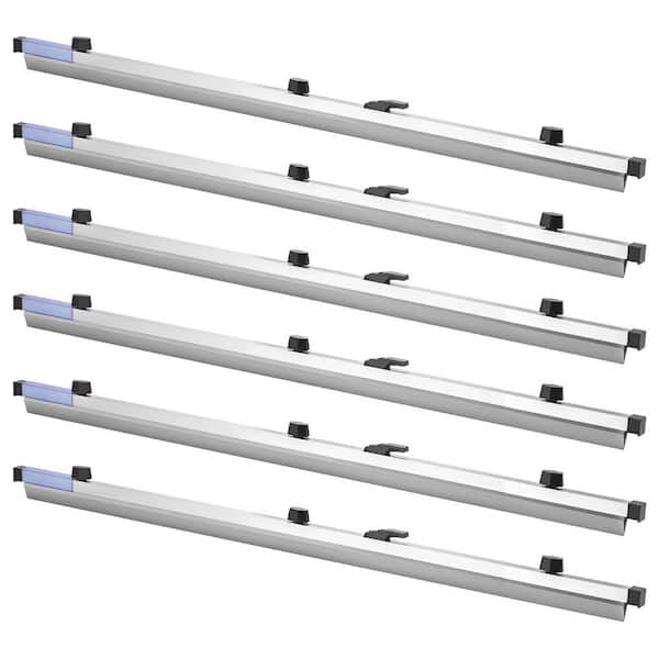 36 In. Blueprint Clamps, Set of 6, Aluminum Binding Strips for Large Document Storage, Ideal for Blueprints, Maps