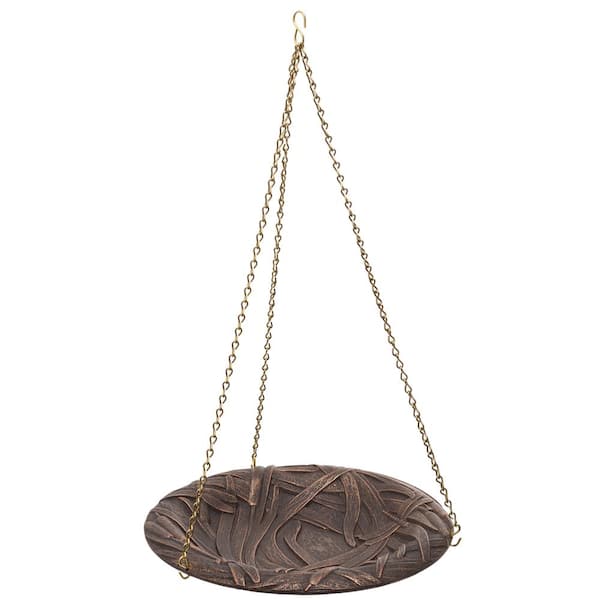 Whitehall Products Whitehall Dragonfly Hanging Birdbath - Oil-Rubbed Bronze