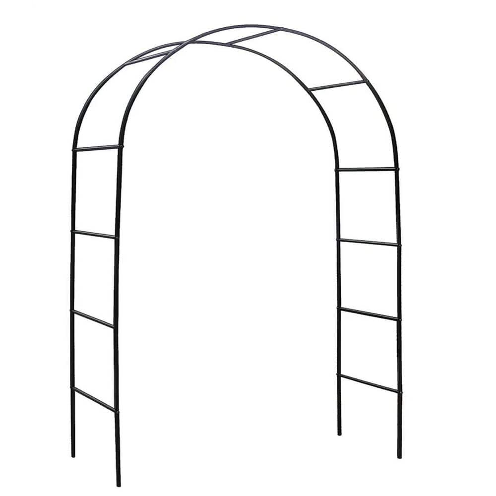Adjustable Metal Garden Arch Trellis, 78 inBlack Outdoor Arbor Frame for Climbing Plants, Flower Trellis price history on PriceWatchPro