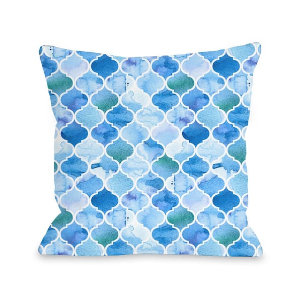 sea blue throw pillows