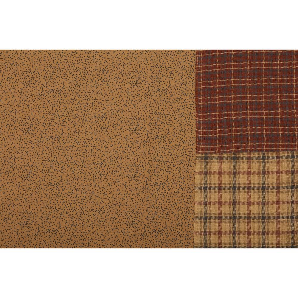 Millsboro Khaki Tan Patchwork Cotton Standard Pillowcase Set