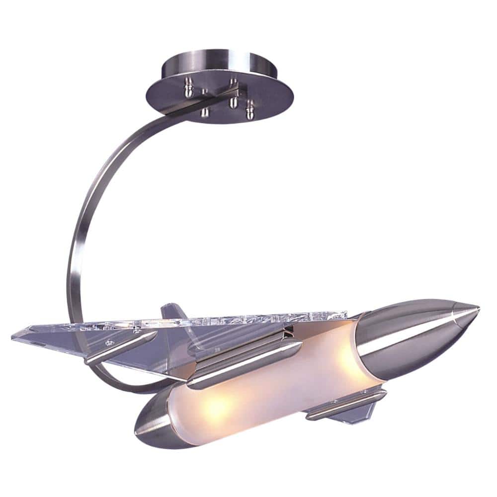 Marina 2-Light Chrome Pendant