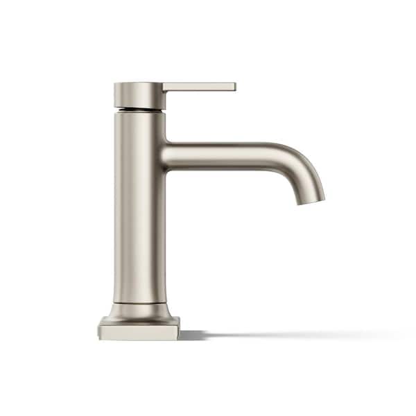 KOHLER Venza Single-Handle Single-Hole Bathroom Faucet in Vibrant Brushed Nickel