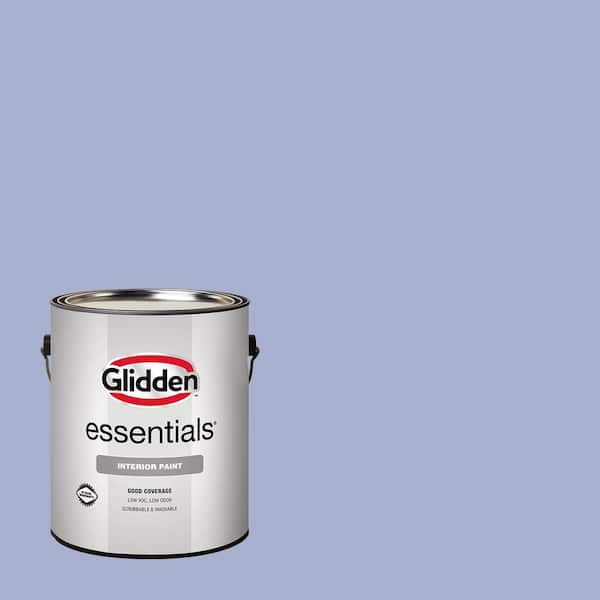 Glidden Essentials 1 gal. PPG1167-4 Lovely Lilac Semi-Gloss Interior Paint