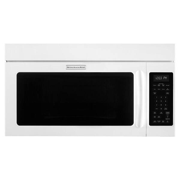 KitchenAid Architect Series II 2.0 cu. ft. Over the Range Microwave in White with Sensor Cooking