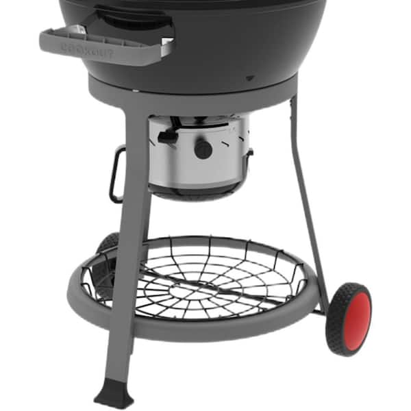 Coleman 30 in. Cookout Kettle Charcoal Grill in Black with 380 sq. in.  Cooking Surface and Removable Ash Collection System CO-600CG - The Home  Depot