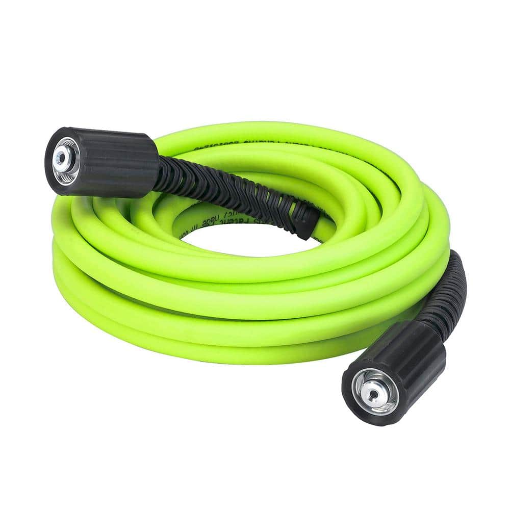 Flexzilla 1/4 in. x 25 ft. 3100 PSI Pressure Washer Hose with M22
