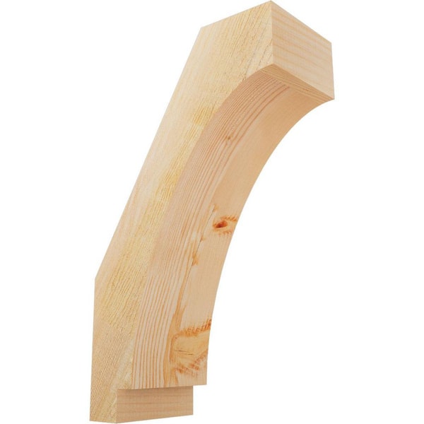 Ekena Millwork 6"W x 12"D x 20"H Imperial Rough Sawn Knee Brace, Douglas Fir