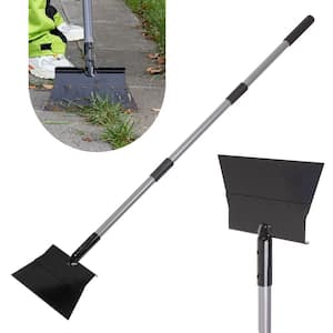 47 in. Stainless Handle Multi-Purpose Steel Scraper Shovel with Heavy-Duty Blade and Cushion Grip