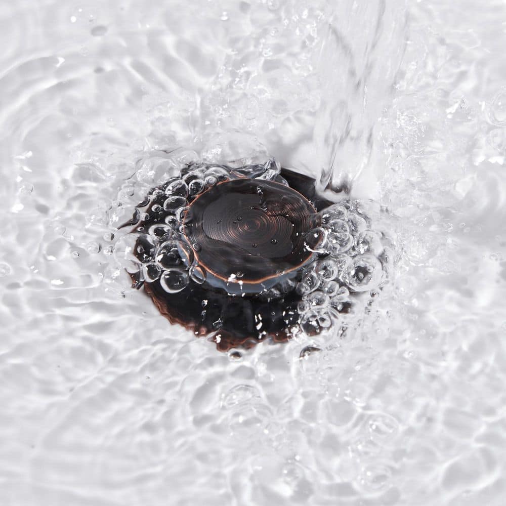Oil Rubbed Bronze Bathroom Sink Pop-Up Drain Kit with Overflow