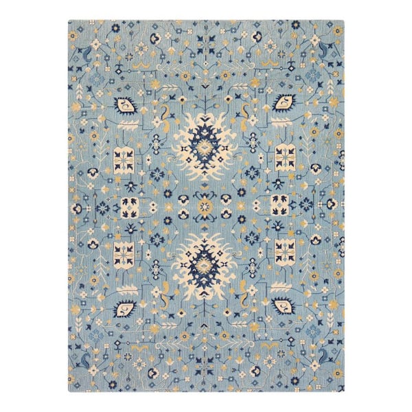 Anji Mountain Tabriz Multi-Colored 48 in. x 36 in. Polyester Chair Mat