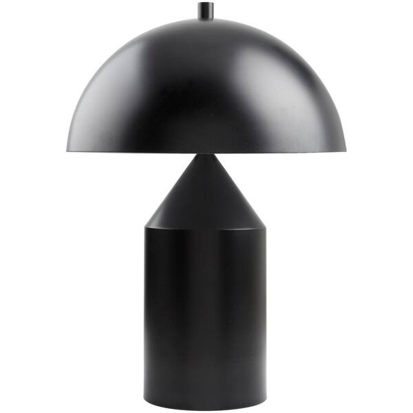 Livabliss Elder Black Metal Cylinder 21 in. Accent Table Lamp (1-Light)