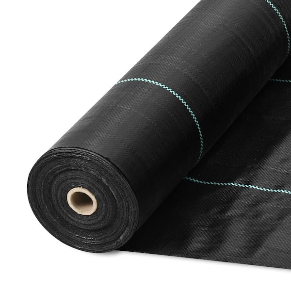 4 ft. x 250 ft. Premium Heavy-Duty Weed Barrier Landscape Fabric-5 oz. Woven Geotextile for Gravel, High Permeability