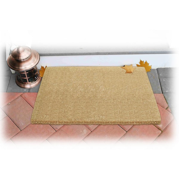 Plain Coco Imports Decor Coir Doormat 22-Inch by 36-Inch 