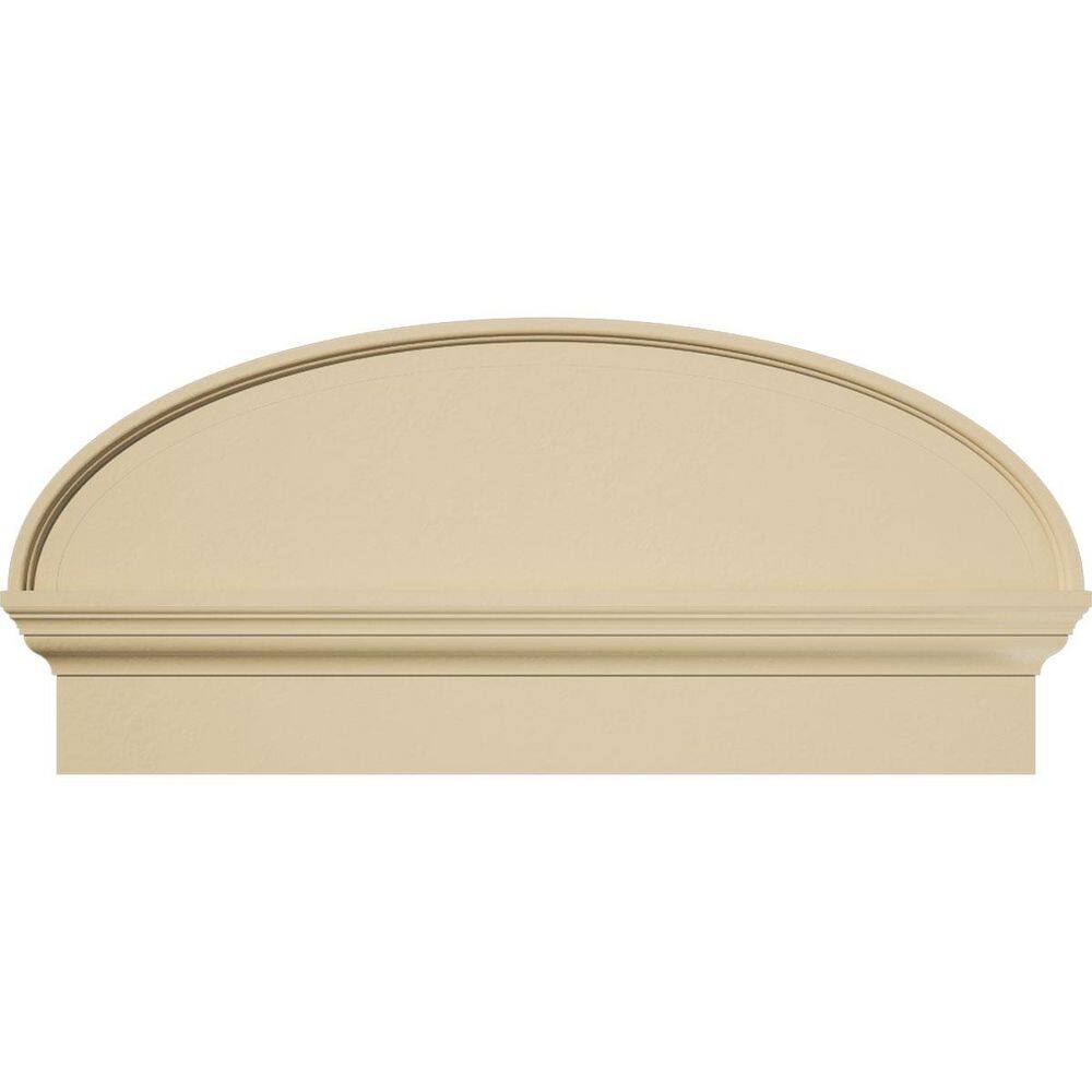 32 in. W x 14-7/8 in. H x 2-3/4 in. P Elliptical Smooth Signature Urethane Combination Pediment, Primed Tan price history on PriceWatchPro