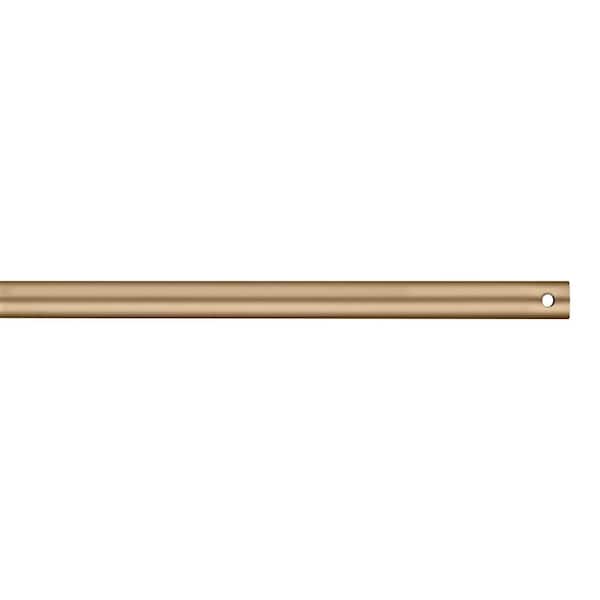 60 in. Satin Brass Indoor/Outdoor Ceiling Fan Extension Downrod