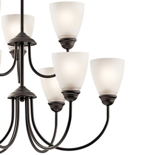 Kichler Jolie 9-Light Bronze Transitional Chandelier