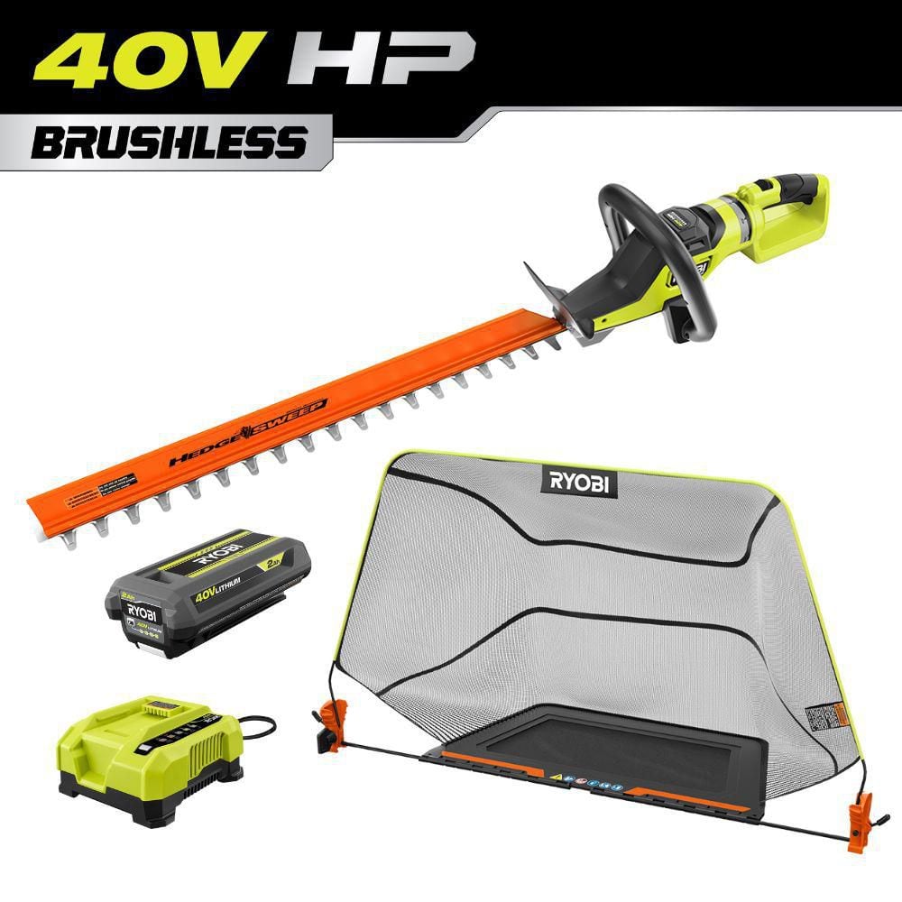 RYOBI - トリマー RYOBI 40V HP Brushless 26 in. Cordless Battery Hedge Trimmer