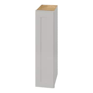 Avondale 9 in. W x 12 in. D x 36 in. H Ready to Assemble Plywood Shaker Wall Kitchen Cabinet in Dove Gray