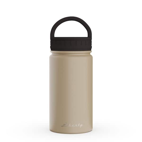 Liberty 12 oz. Sandstone Insulated Stainless Steel Water Bottle with D-Ring Lid