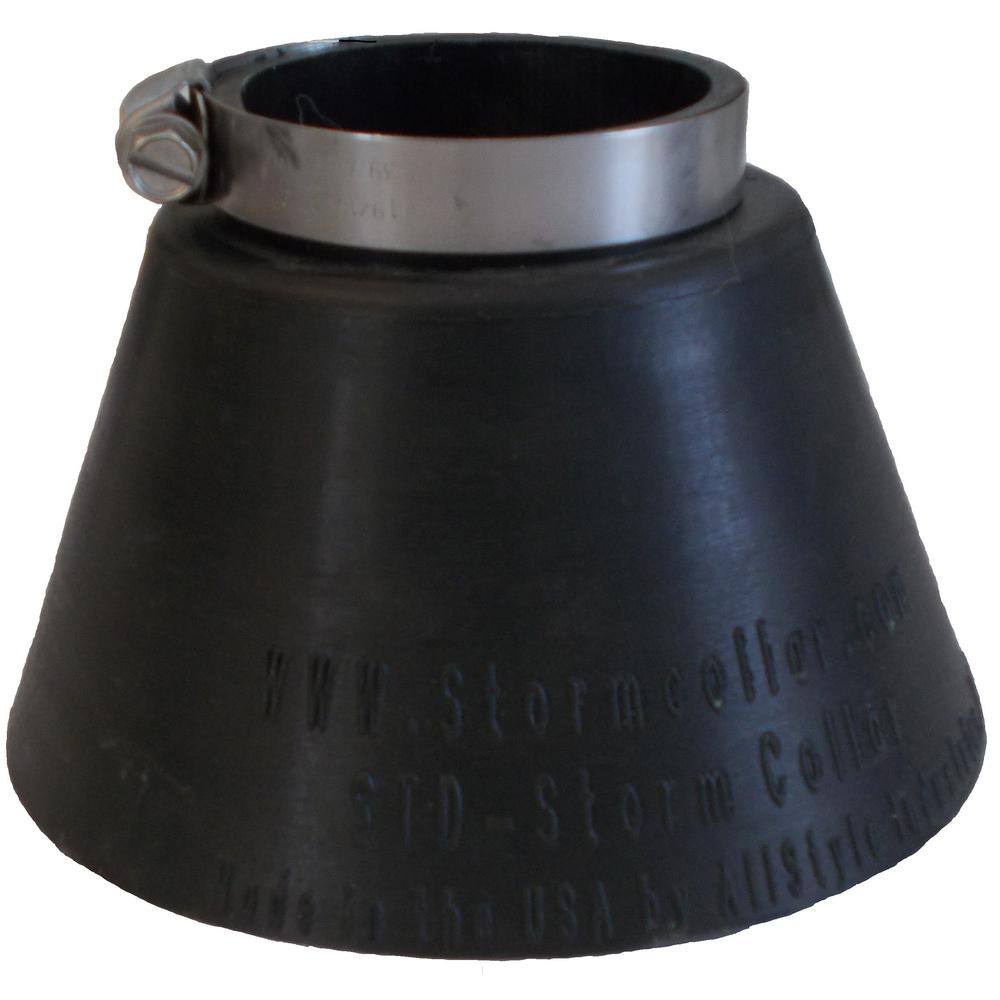 All Style Small Standard STD-Storm Collar Flashing; Fits Nominal Pipe Size (NPS) 2.0 in. dia. (2.375 OD) round pipe. price history on PriceWatchPro