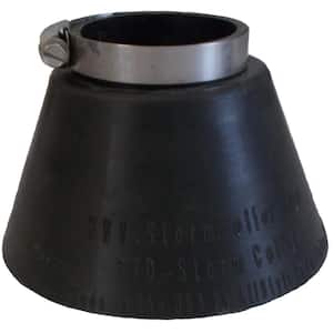 All Style Small Standard STD-Storm Collar Flashing; Fits Nominal Pipe Size (NPS) 2.0 in. dia. (2.375 OD) round pipe.