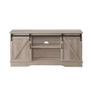 58 in. Oak TV Stand Fits TV's up to 65 in.
