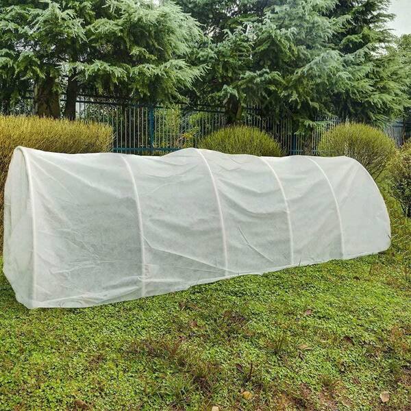 Agfabric 8 ft. x 50 ft. Plant Covers Frost Protection and Plant Blanket Fabric Rectangle Winter Protection for Cold Weather PRC070850W The Home Depot