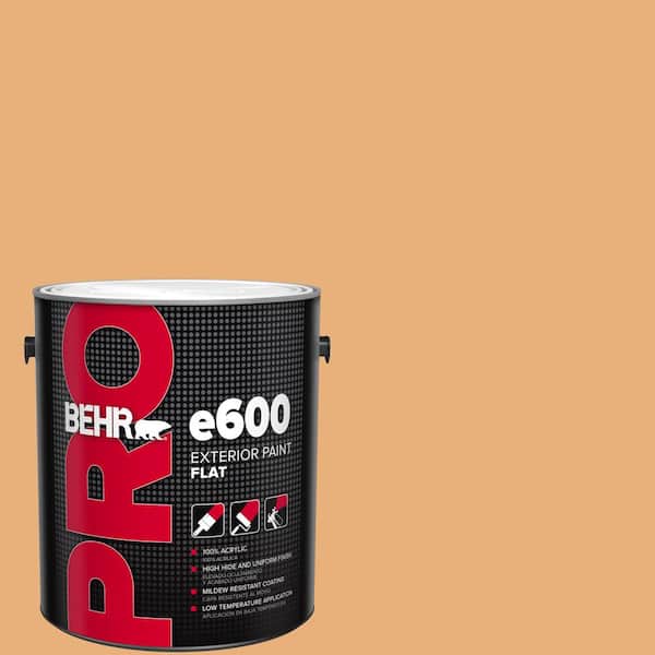 BEHR PRO 1 gal. #M240-5 Squash Bisque Flat Exterior Paint