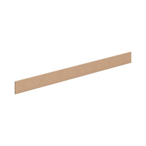 6 in. W x 96 in. H x 0.75 in. D Kitchen Cabinet Filler Strip in Lakewood Sugar Cookie
