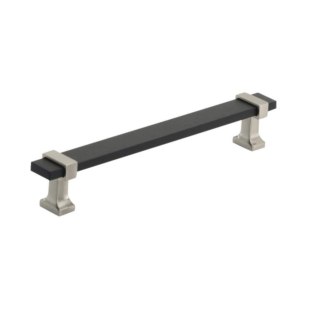 Amerock Overton 6-5/16 In. (160 Mm) Brushed Matte Black/Satin Nickel ...