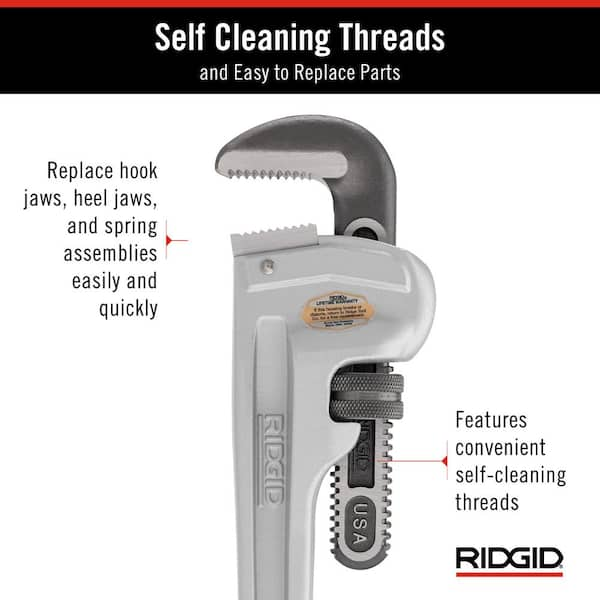 Ridgid® Aluminum Pipe Wrench