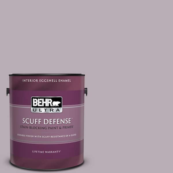 BEHR ULTRA 1 gal. #670F-4 Silverberry Extra Durable Eggshell Enamel Interior Paint & Primer