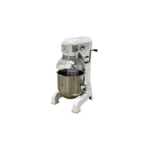 30 qt. 3-Speed Commercial Gear Driven White Planetary Stand Mixer EL30BS with Heavy-Duty Use