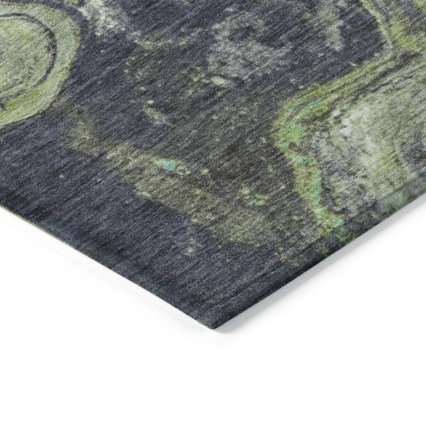 Chantille Machine Washable Indoor/Outdoor Abstract ACN1907 Aloe 3 ft. x 4 ft. Area Rug