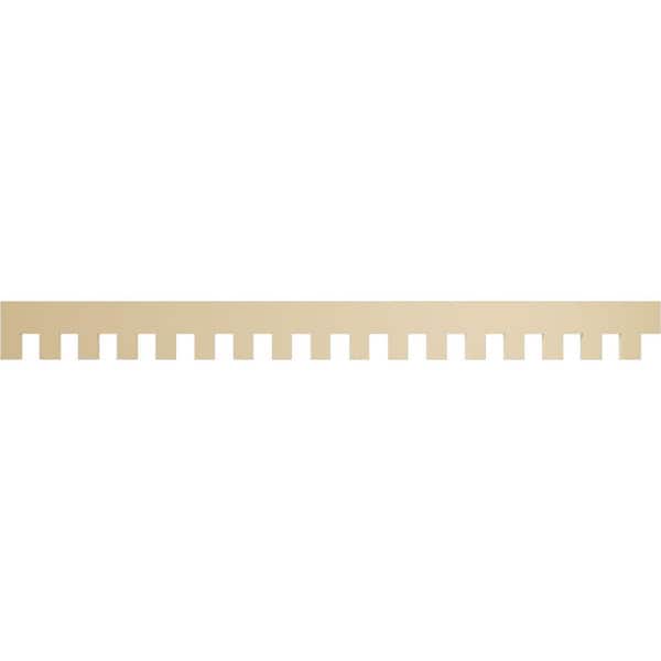 1 in. D x 8 in. W x 90.625 in. L Primed Polyurethane Panel Moulding