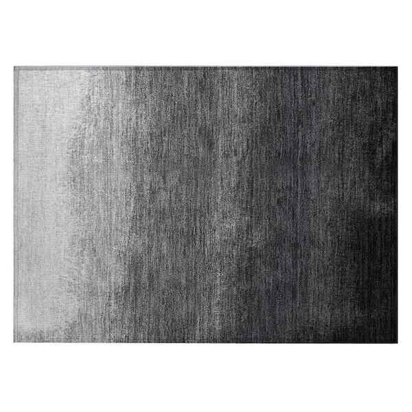 Chantille Machine Washable Indoor/Outdoor Abstract ACN2012 Gray 2 ft. x 3 ft. Accent Rug