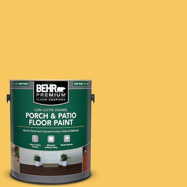 BEHR PREMIUM 1 gal. #P280-5 Little Sun Dress Low-Lustre Enamel Interior/Exterior Porch and Patio Floor Paint